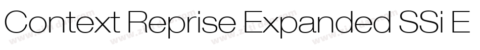 Context Reprise Expanded SSi Expanded字体转换